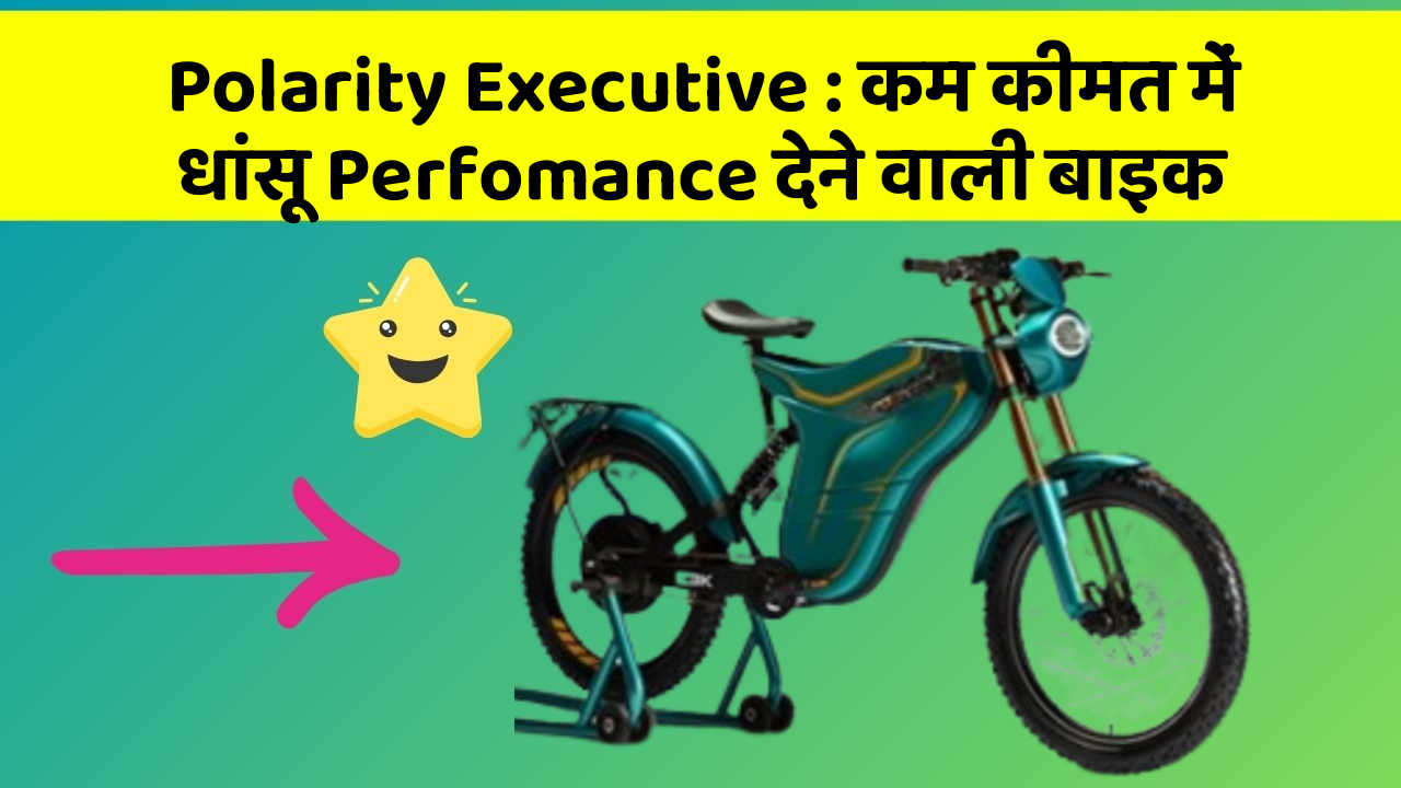Polarity Executive: कम कीमत में धांसू Perfomance देने वाली बाइक