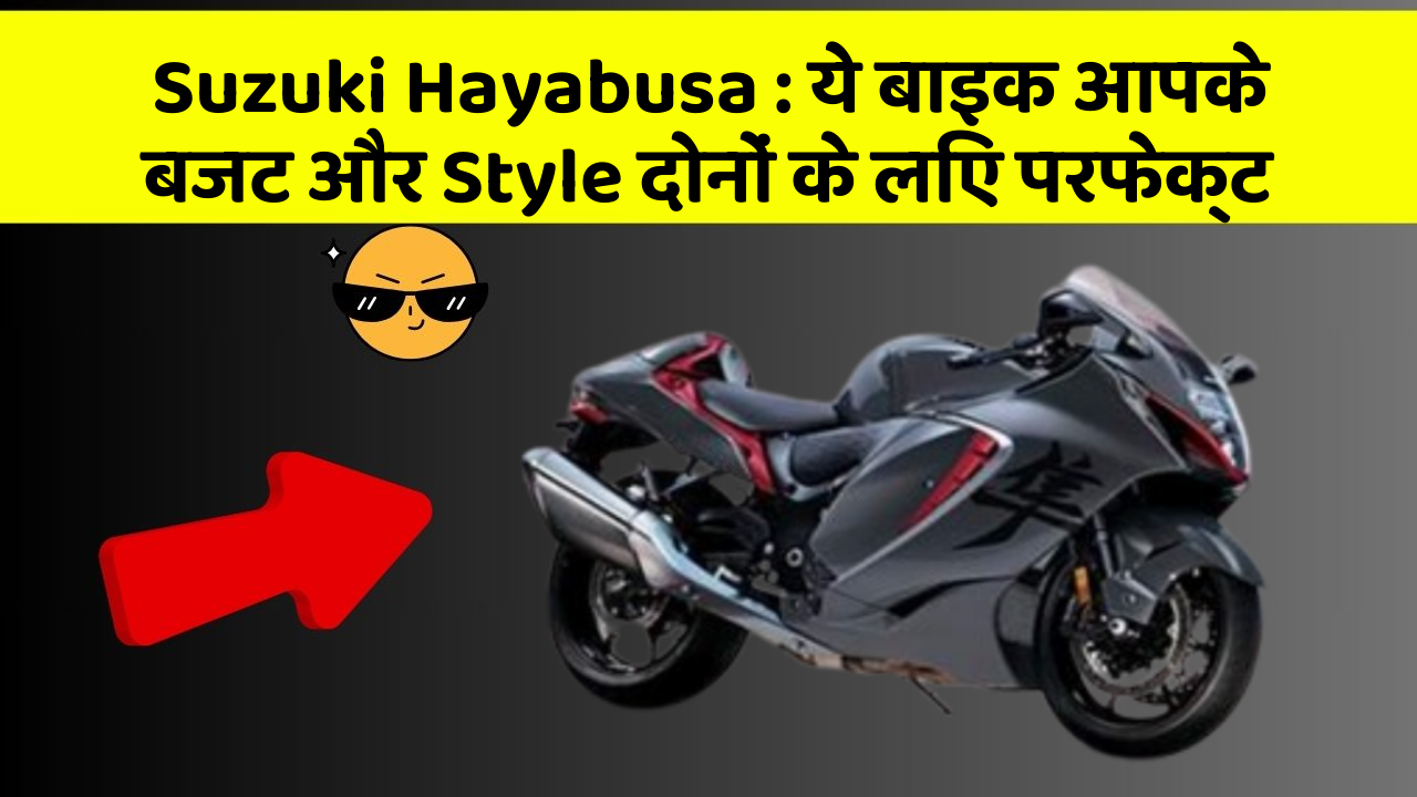 Suzuki Hayabusa: ये बाइक आपके बजट और Style दोनों के लिए परफेक्ट